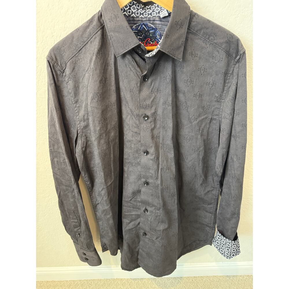 Robert Graham Medium mens shirt black M‎